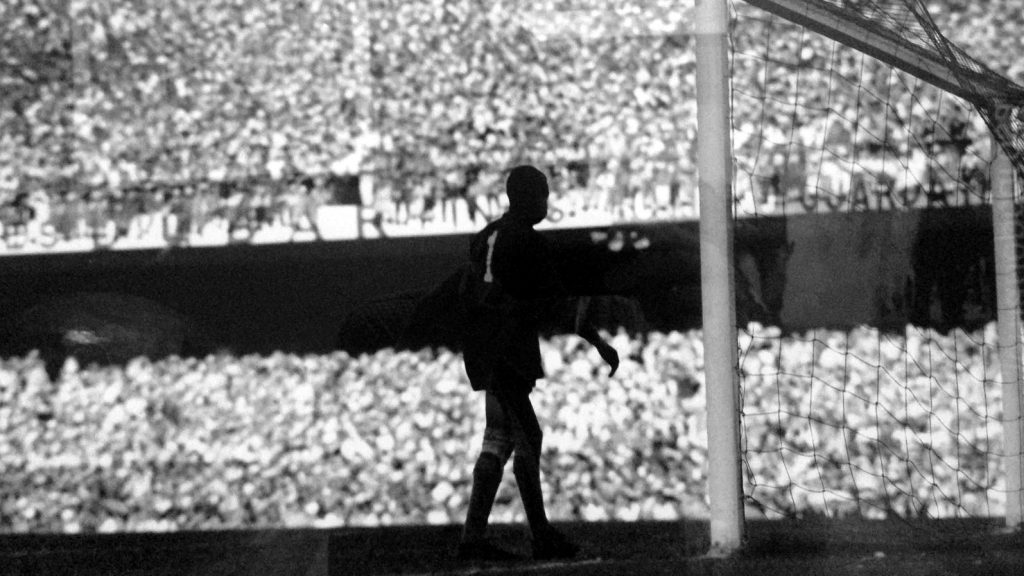 Barbosa, eenzaam in een stil Maracanã.